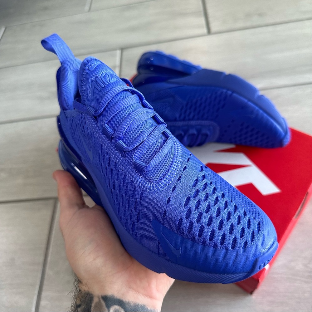 NIKE AIR MAX 270 BLUE - Picture 2 of 3